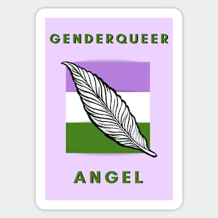 Genderqueer Angel Sticker